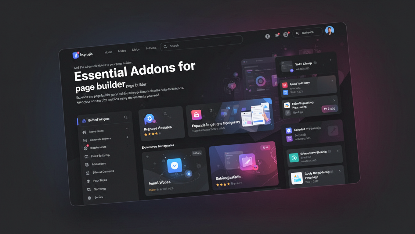 Preview of Essential Addons for Elementor