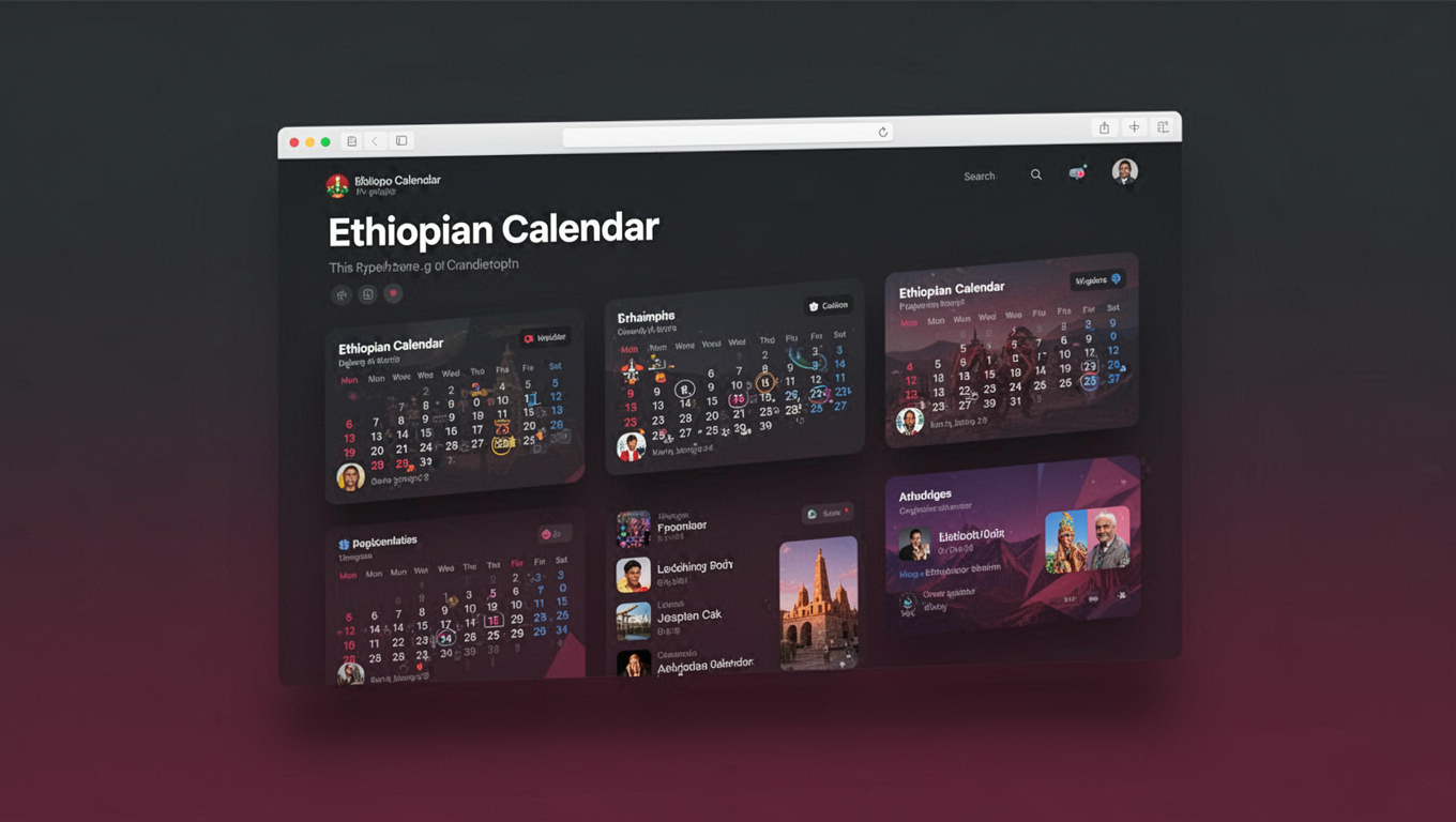 Preview of Ethiopian Calendar