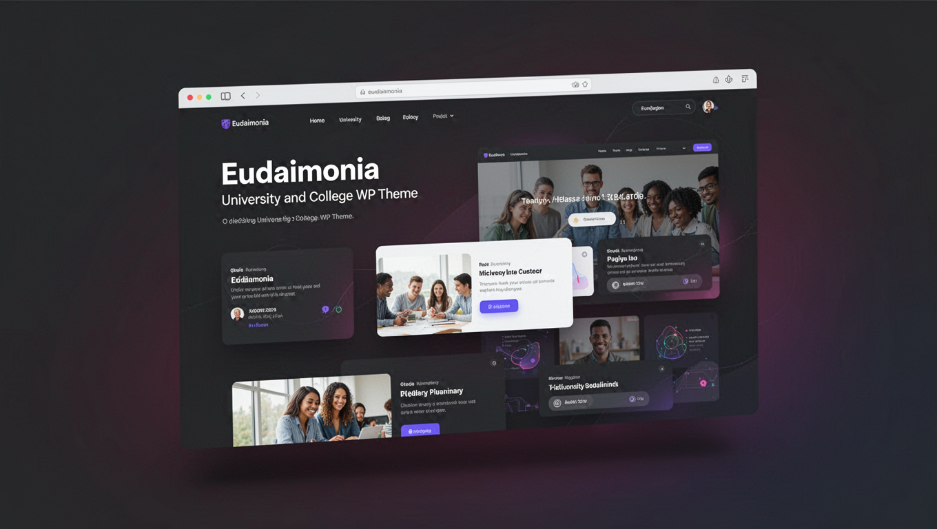 Preview of Eudaimonia - University and College WP Theme