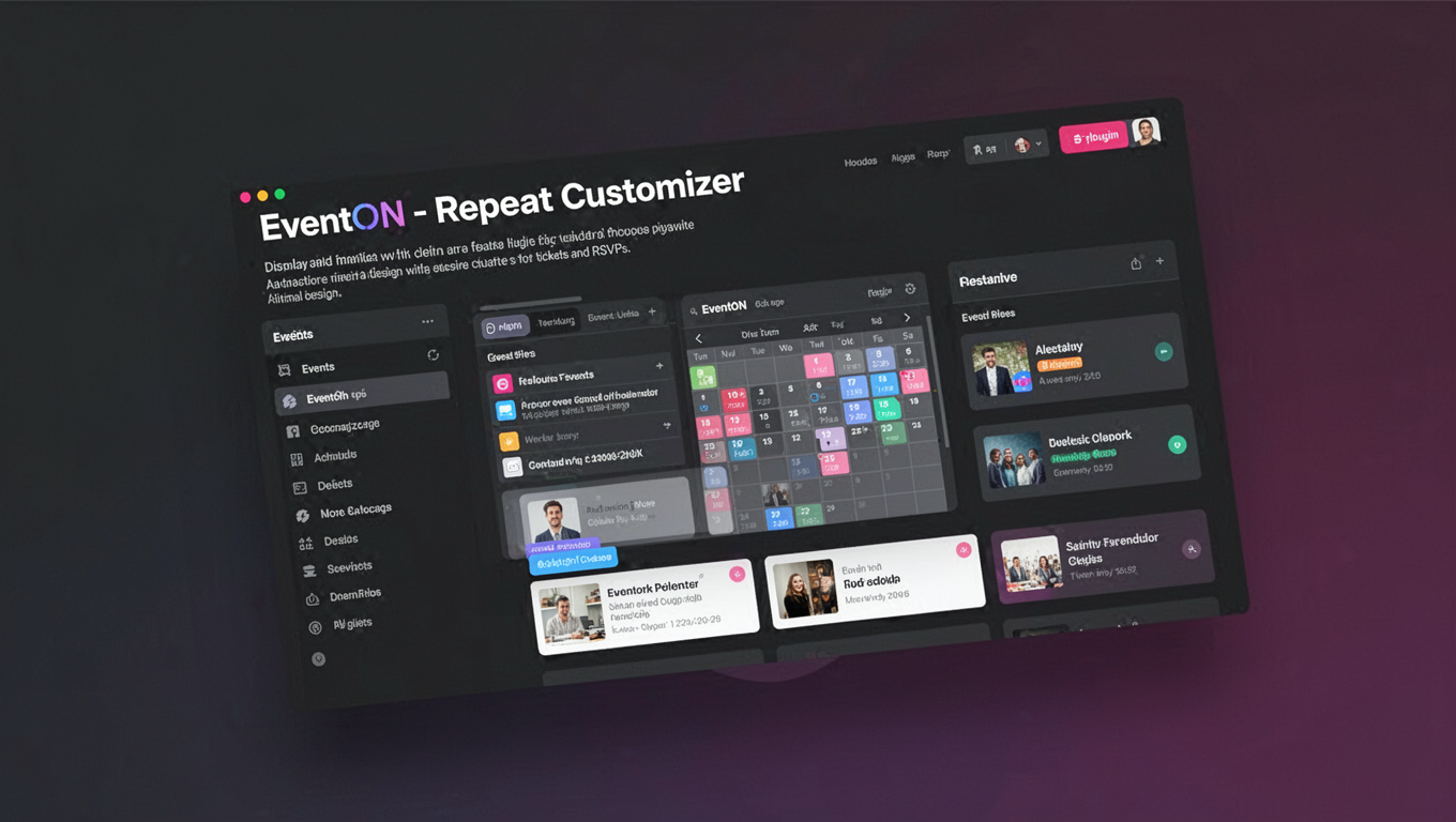 Preview of EventON - Repeat Customizer