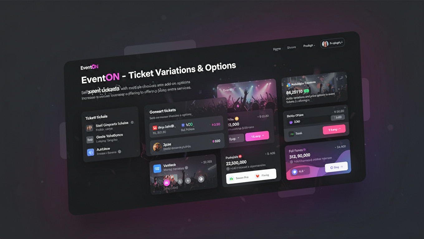 Preview of EventON - Ticket Variations & Options