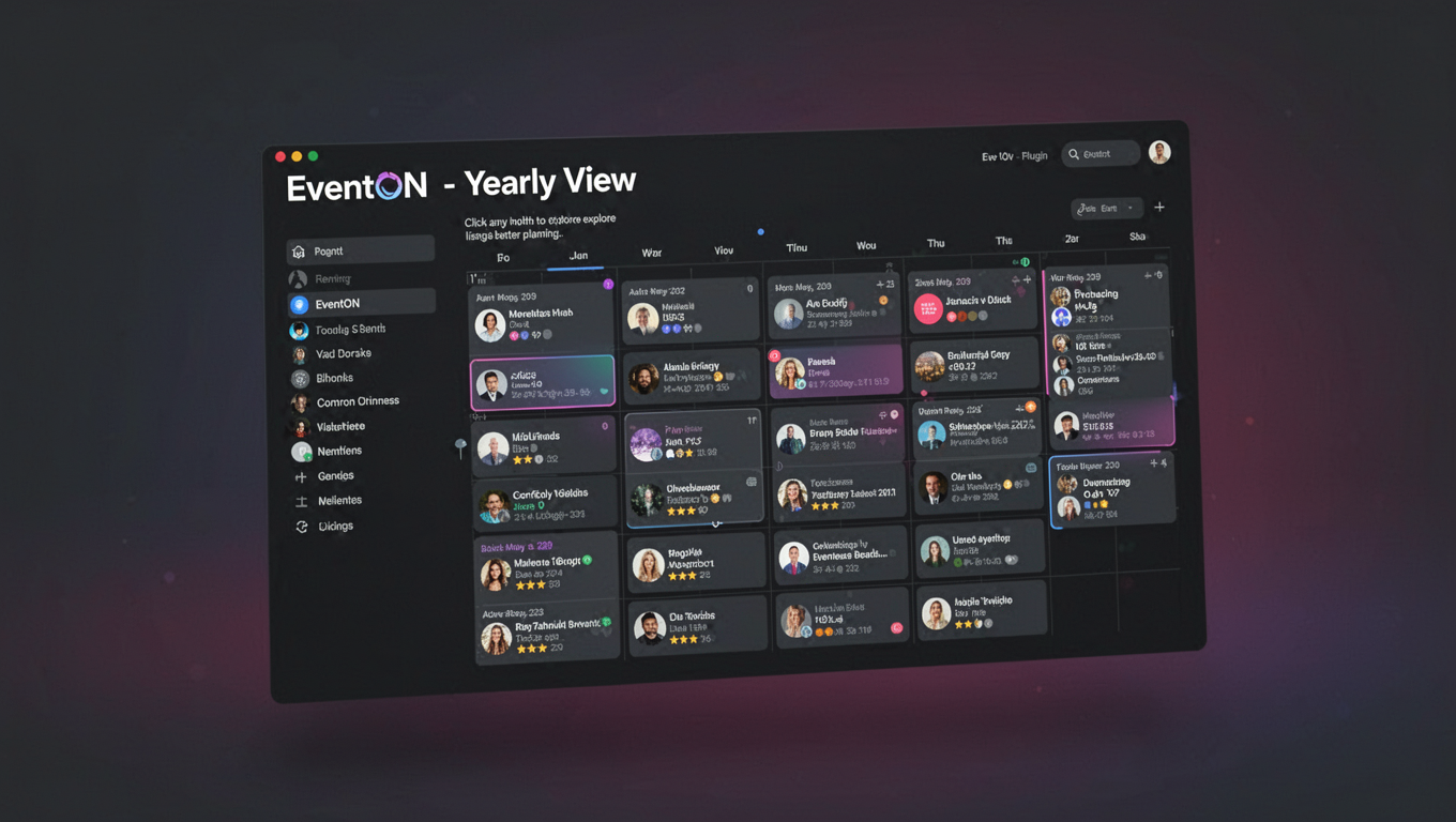 Preview of EventON - Yearly View