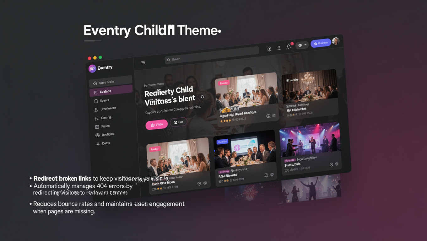 Preview of Eventry Child Theme