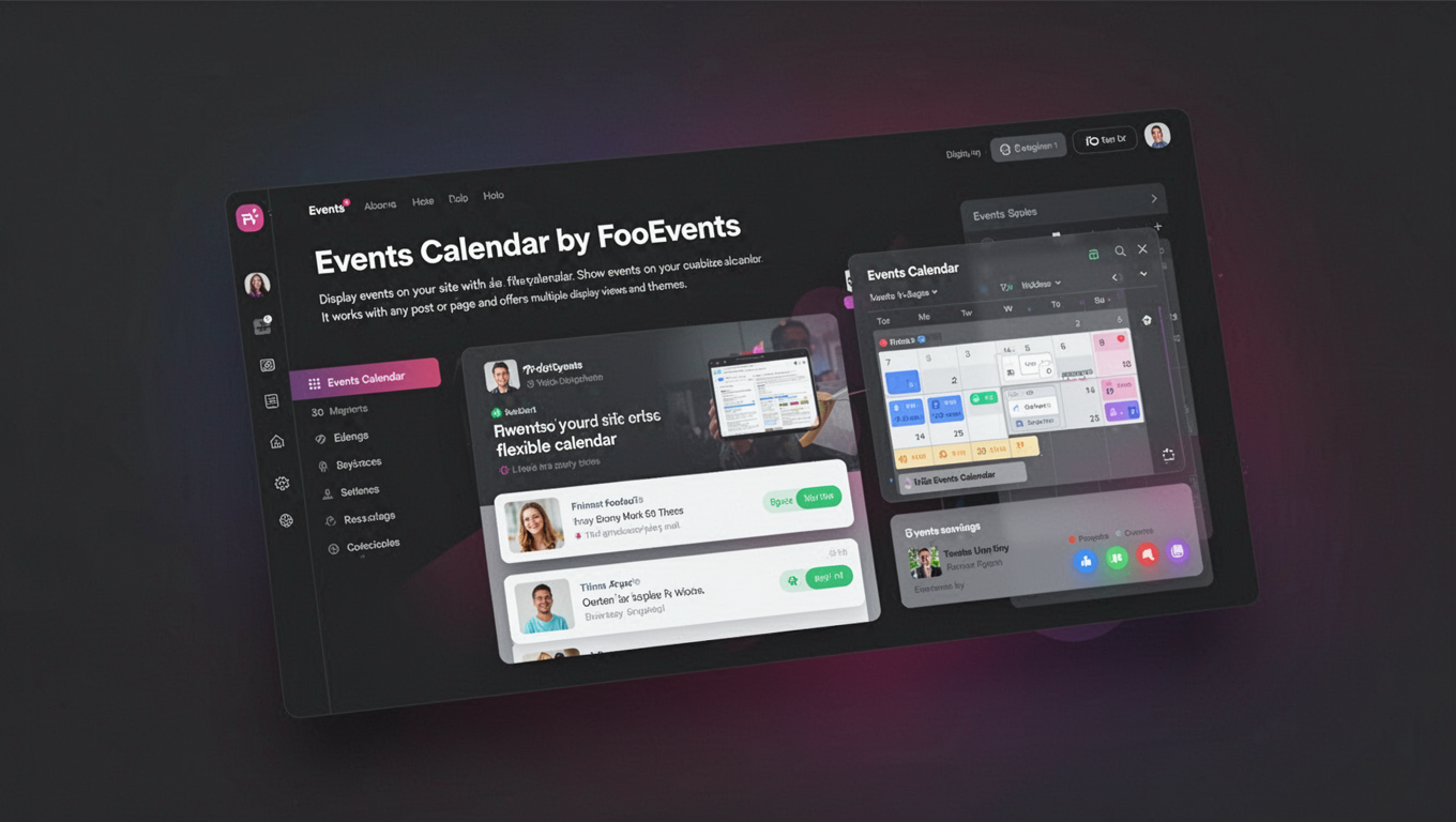 Preview of Events Calendar by FooEvents