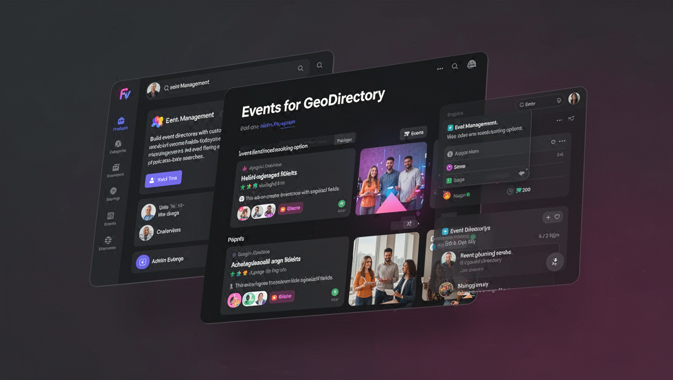 Preview of Events for GeoDirectory