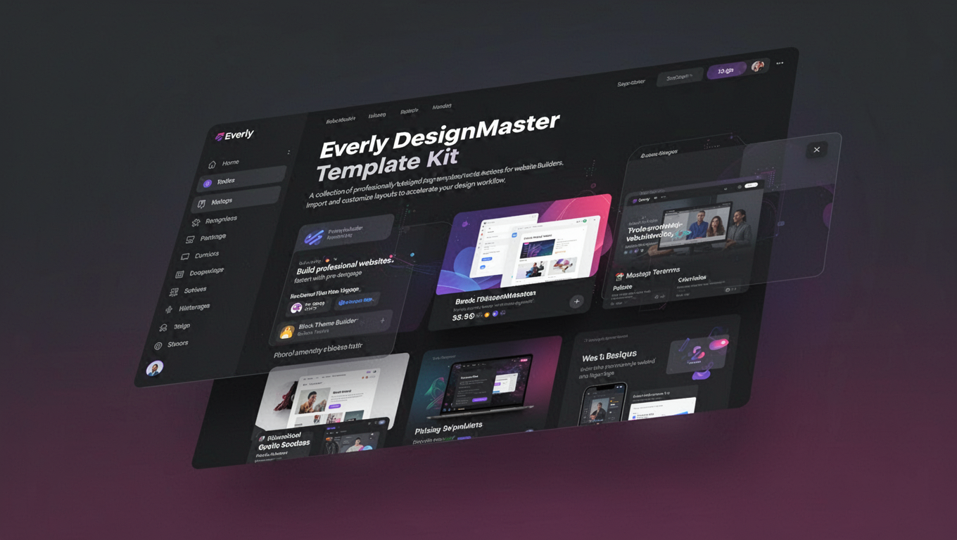 Preview of Everly DesignMaster Template Kit
