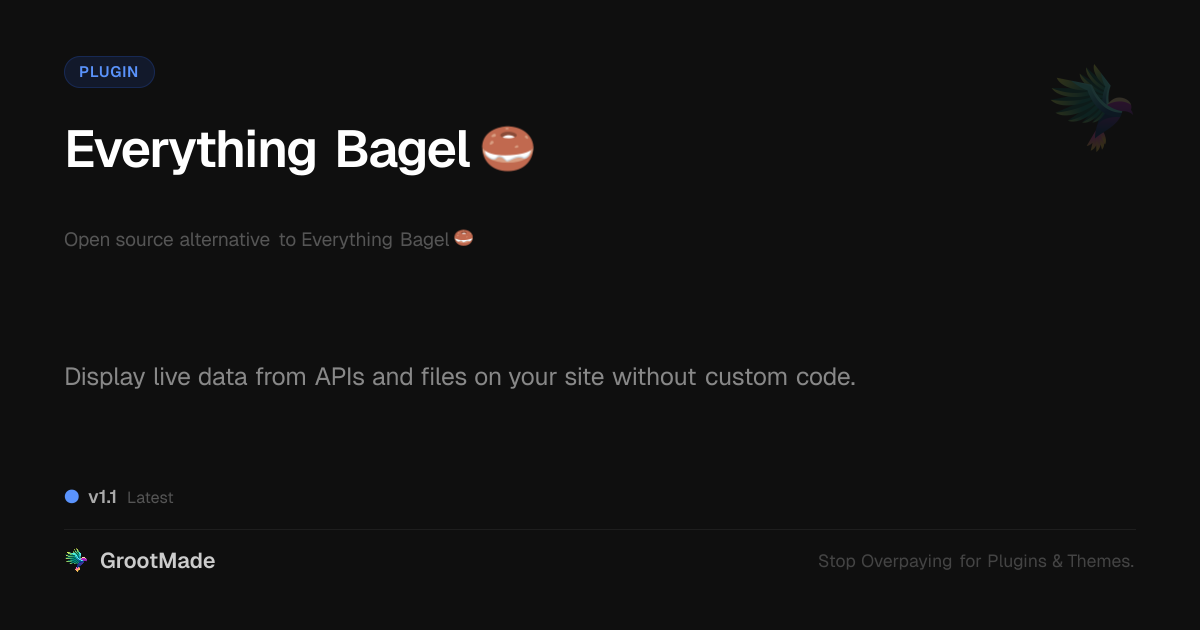 Preview of Everything Bagel 🥯