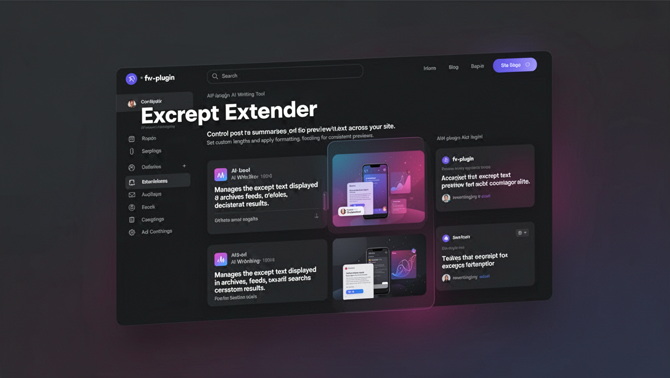 Preview of Excerpt Extender