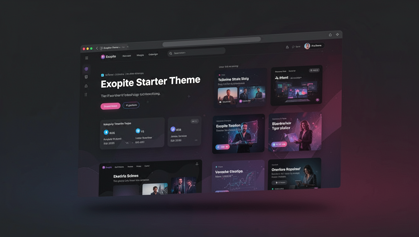 Preview of Exopite Starter Theme
