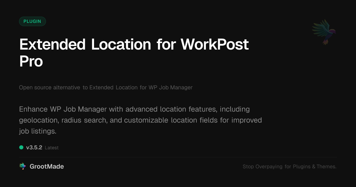 Preview of Extended Location for WorkPost Pro