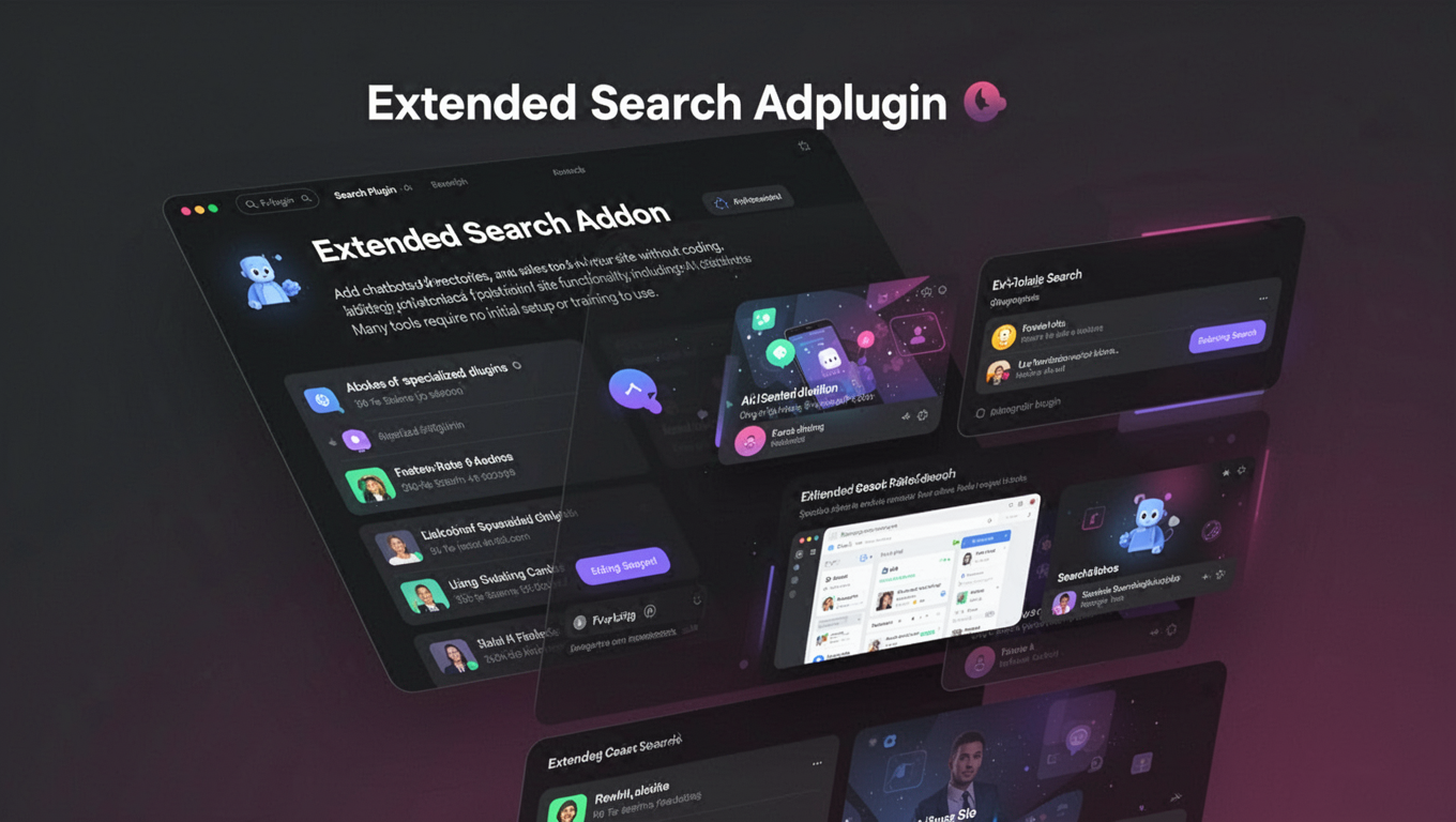 Preview of Extended Search Addon