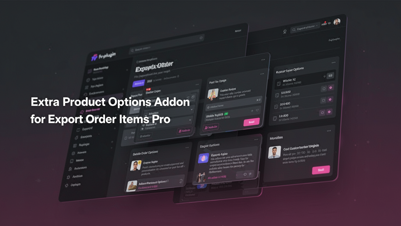Preview of Extra Product Options Addon for Export Order Items Pro
