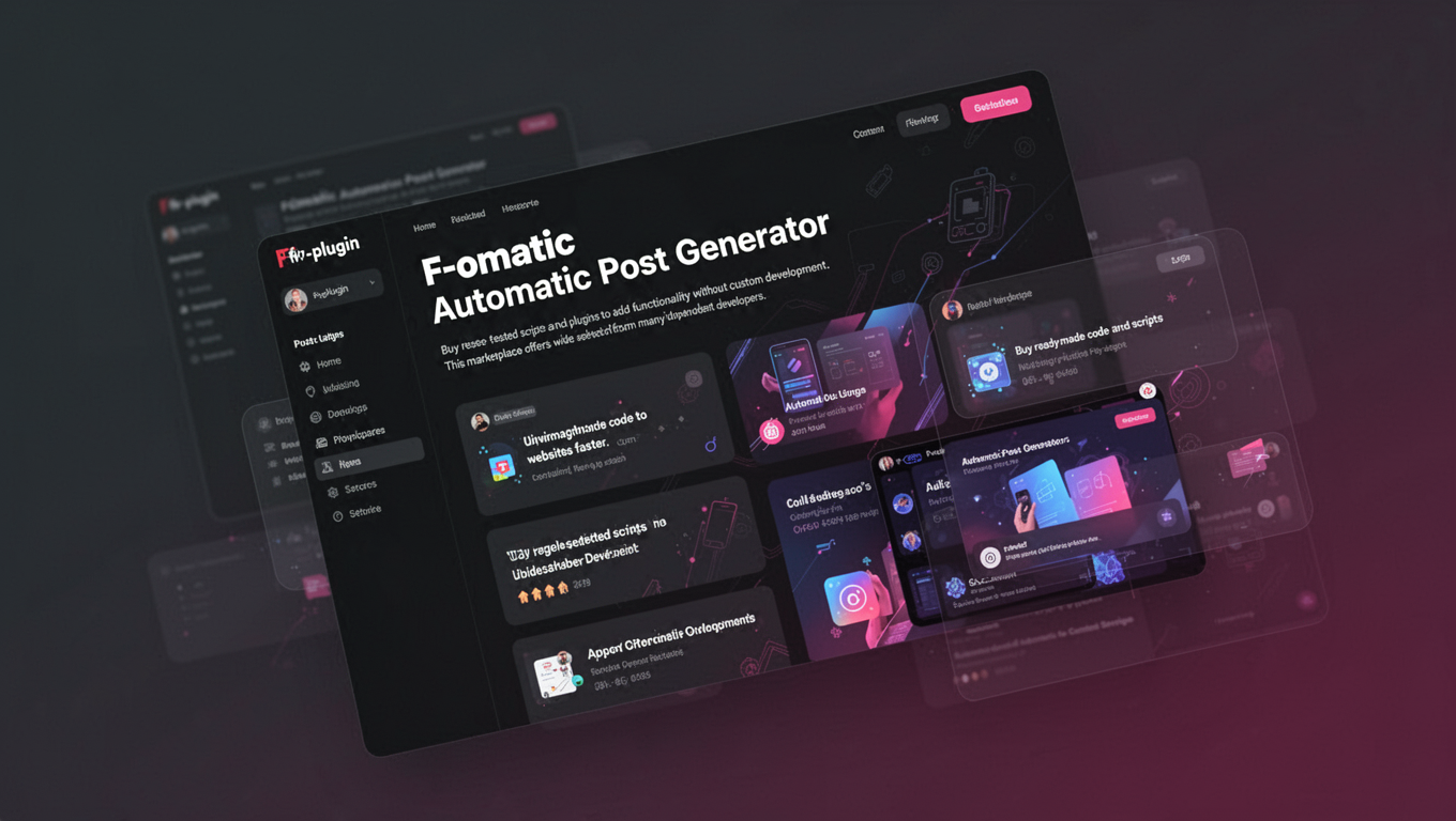 Preview of F-omatic Automatic Post Generator