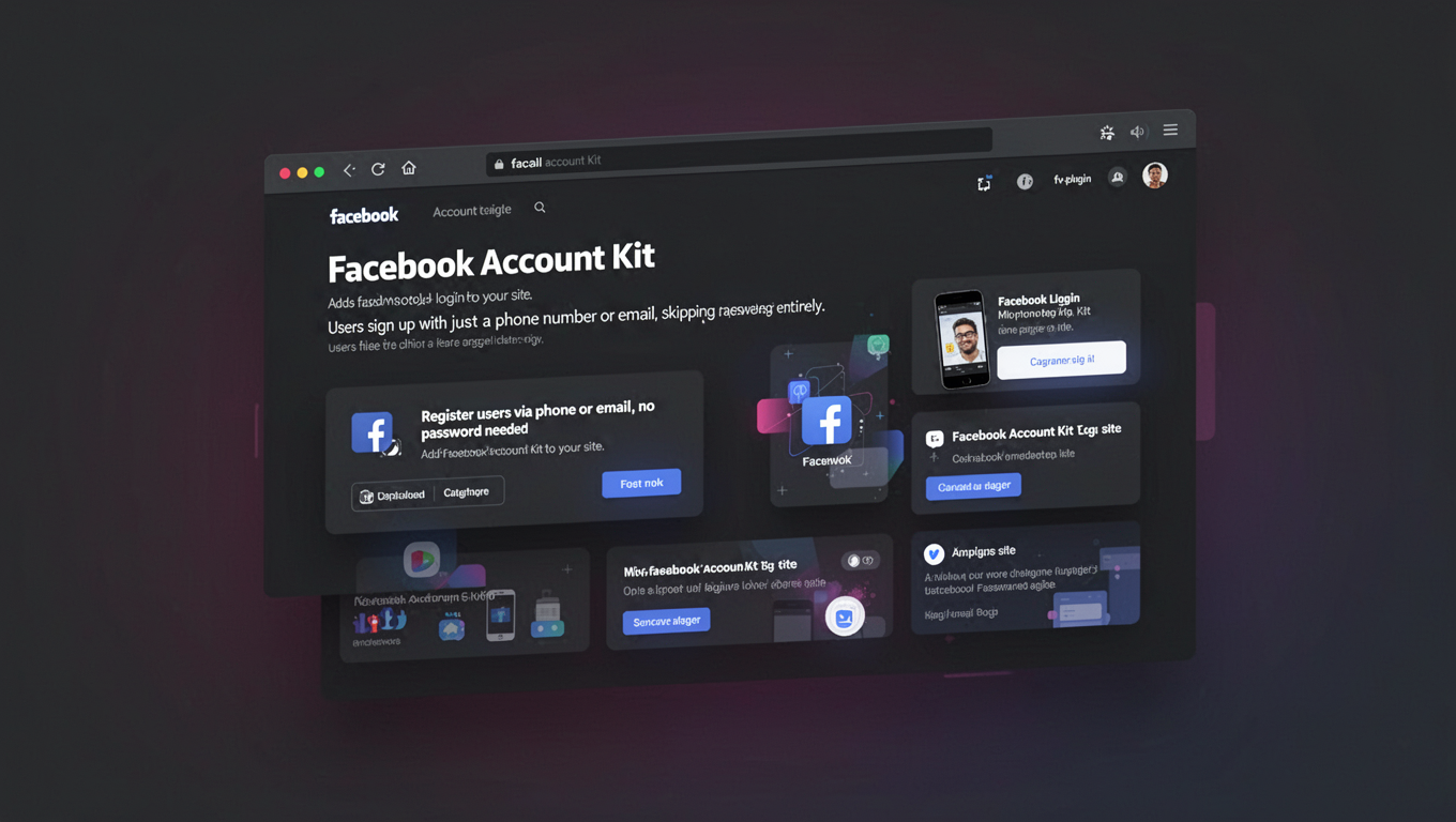 Preview of Facebook Account Kit