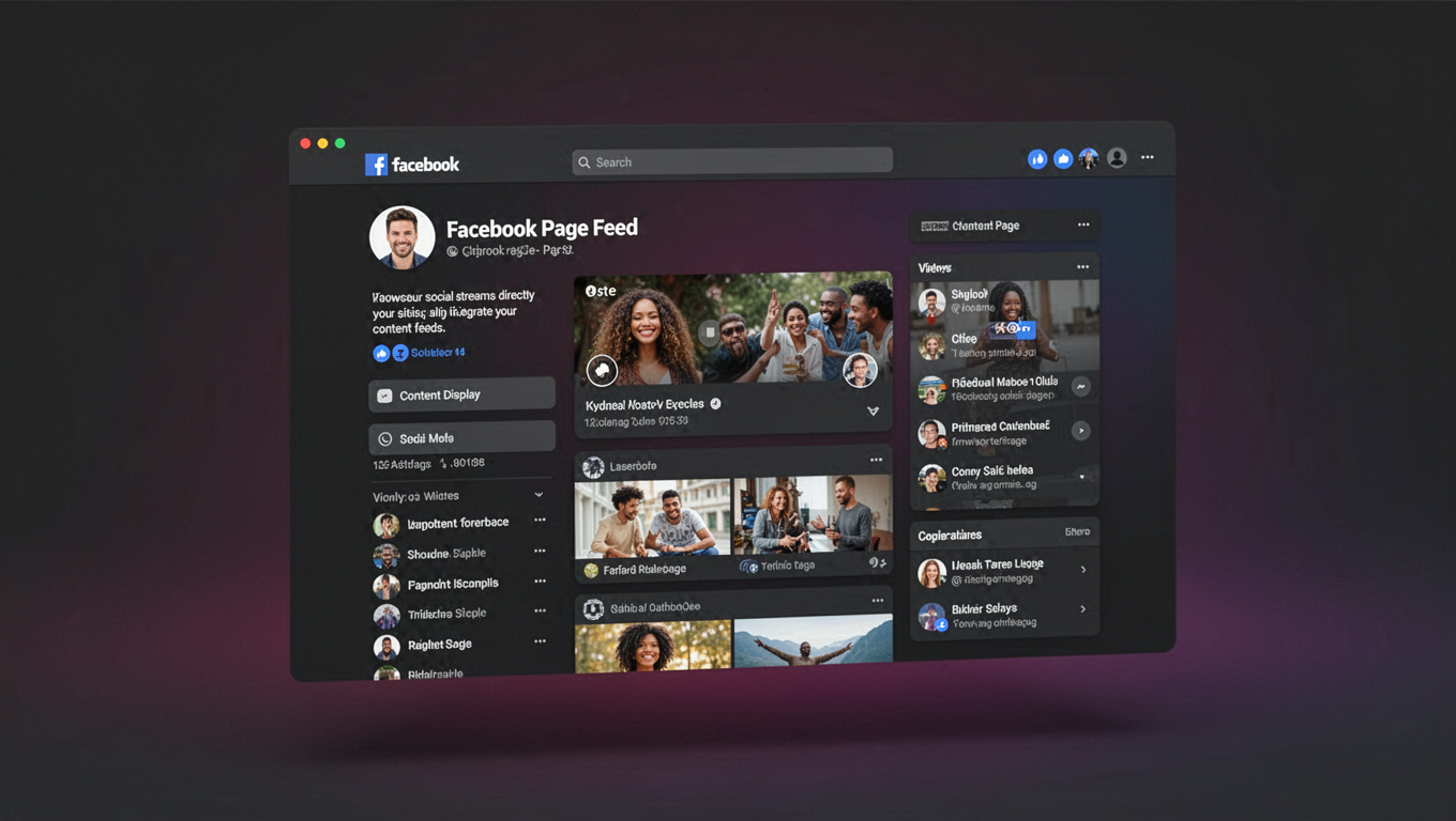 Preview of Facebook Page Feed