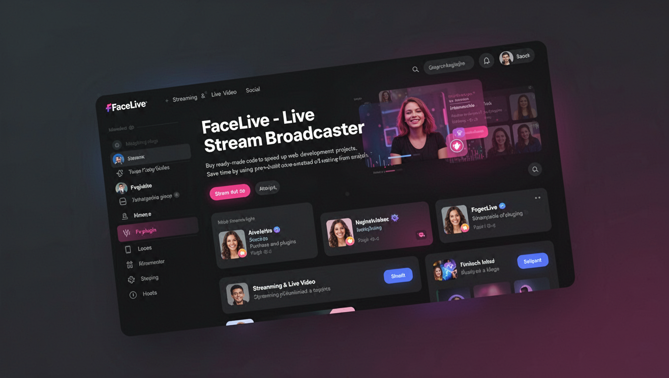 Preview of FaceLive - Live Stream Broadcaster