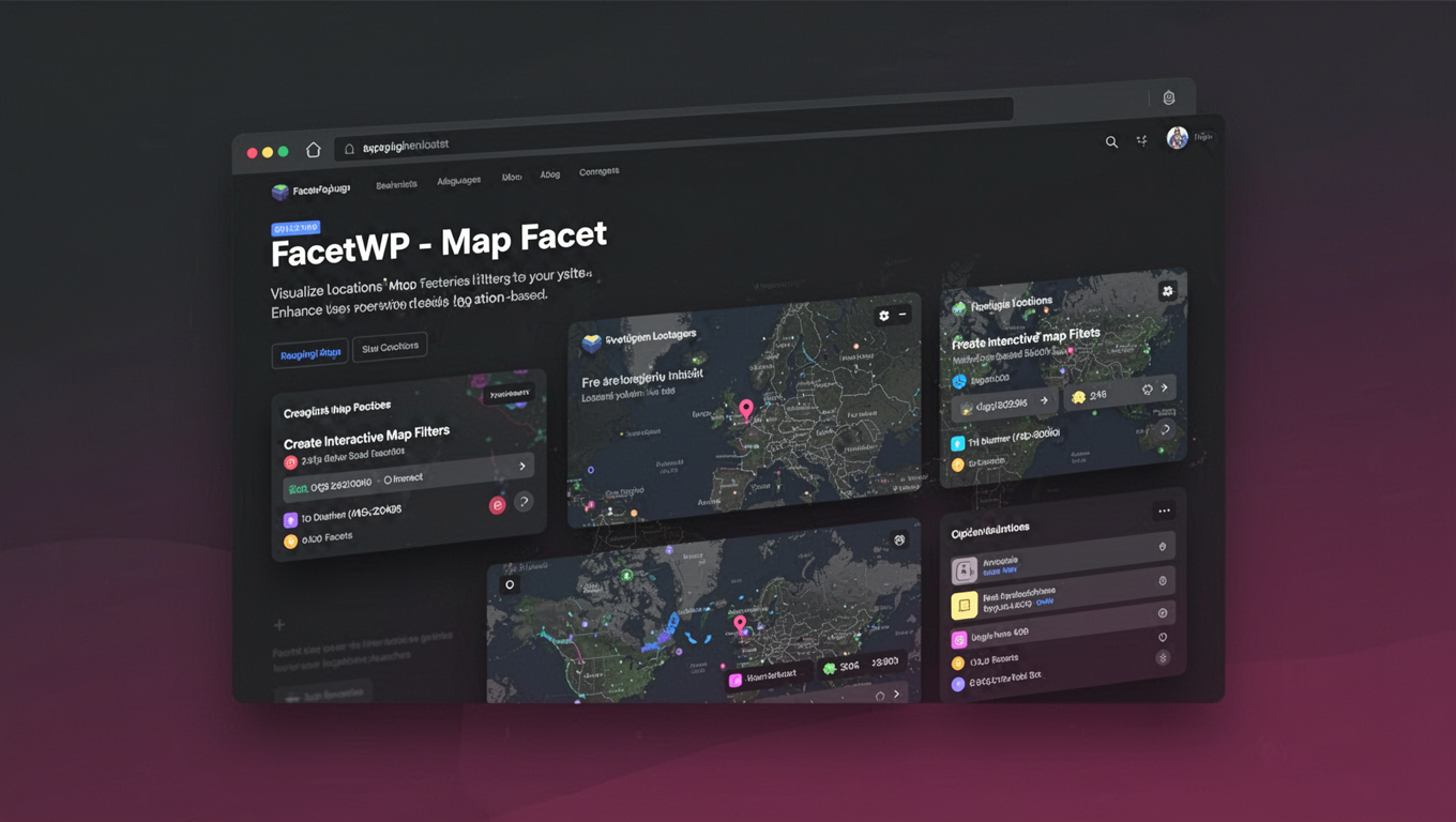 Preview of FacetWP - Map Facet