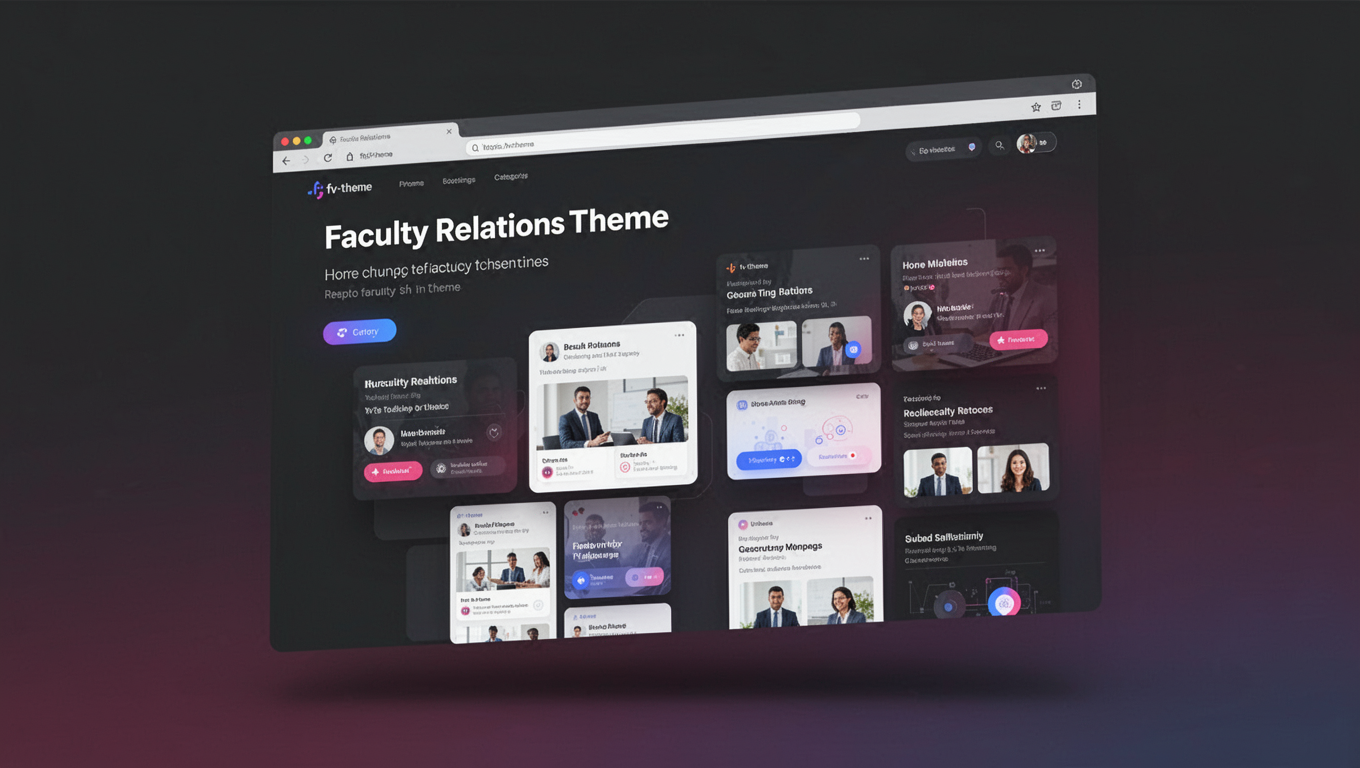 Preview of Faculty Relations Theme