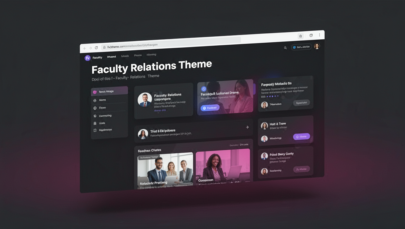 Preview of Faculty Relations Theme