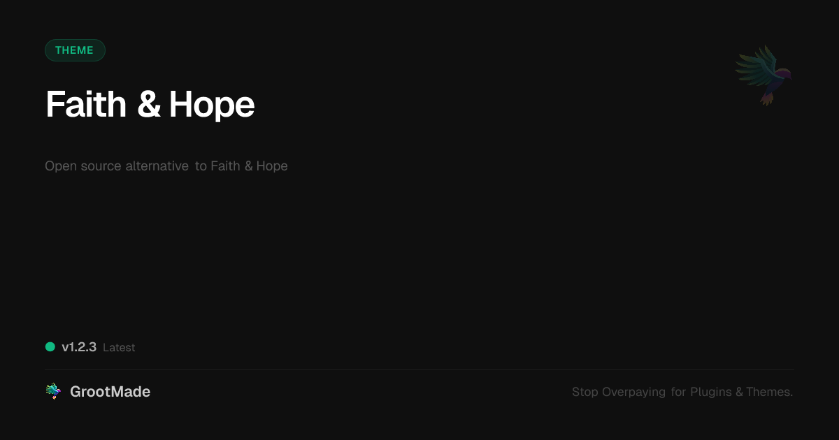 Preview of Faith & Hope