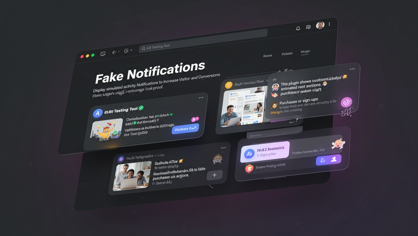 Preview of Fake Notifications