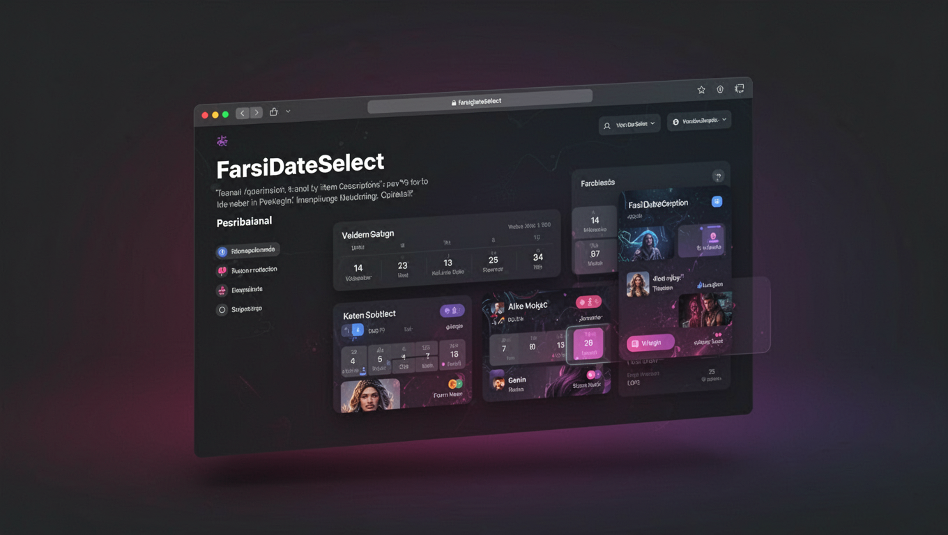 Preview of FarsiDateSelect