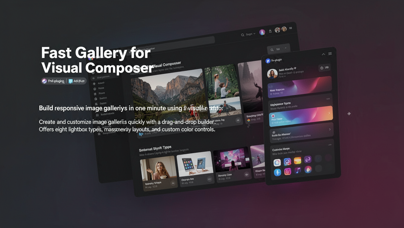 Preview of Fast Gallery for Visual Composer