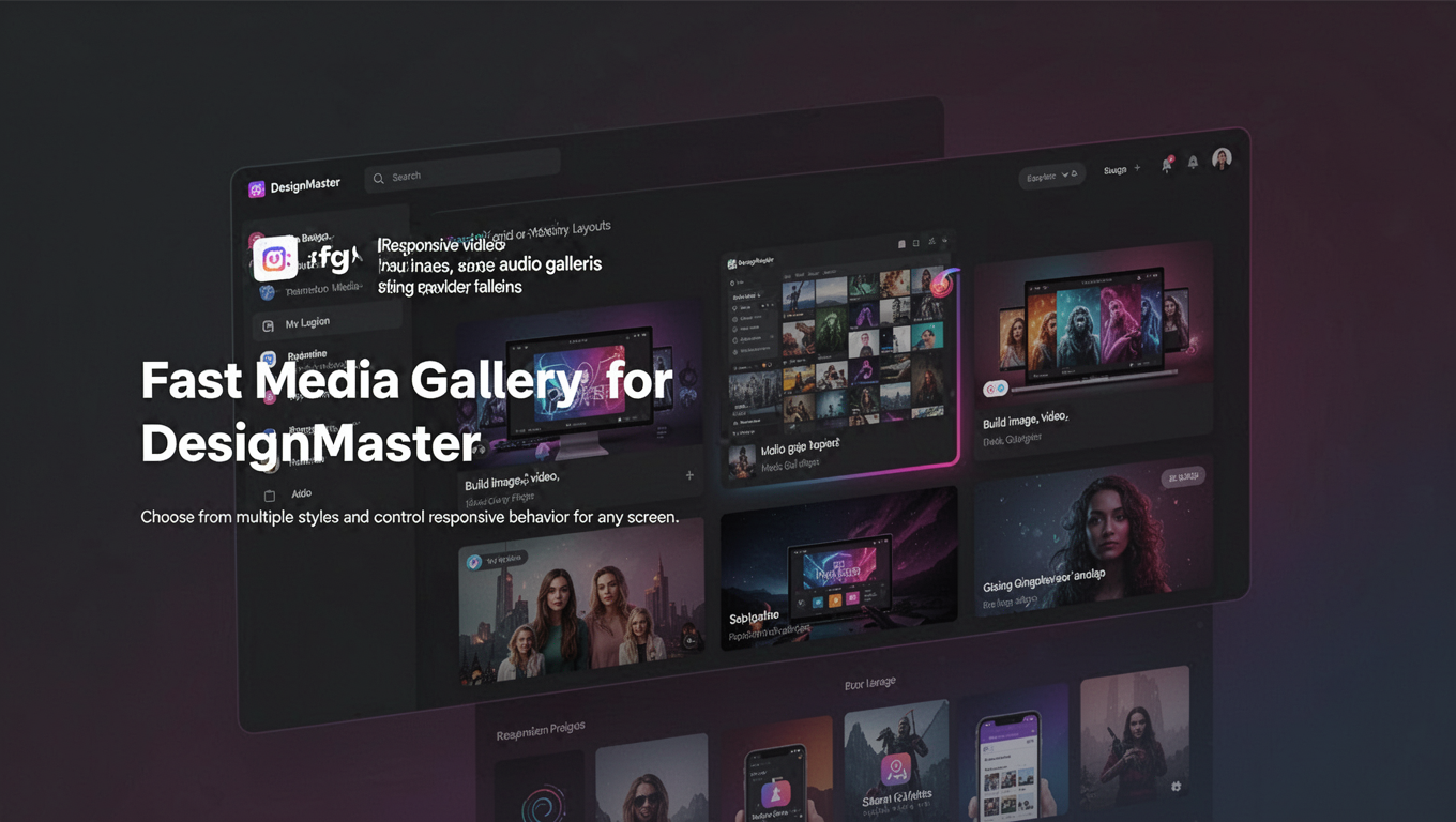 Preview of Fast Media Gallery for DesignMaster