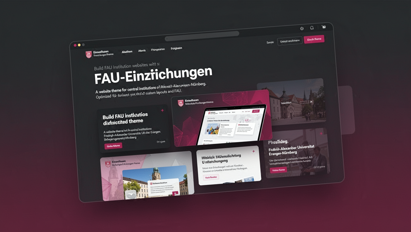 Preview of FAU-Einrichtungen