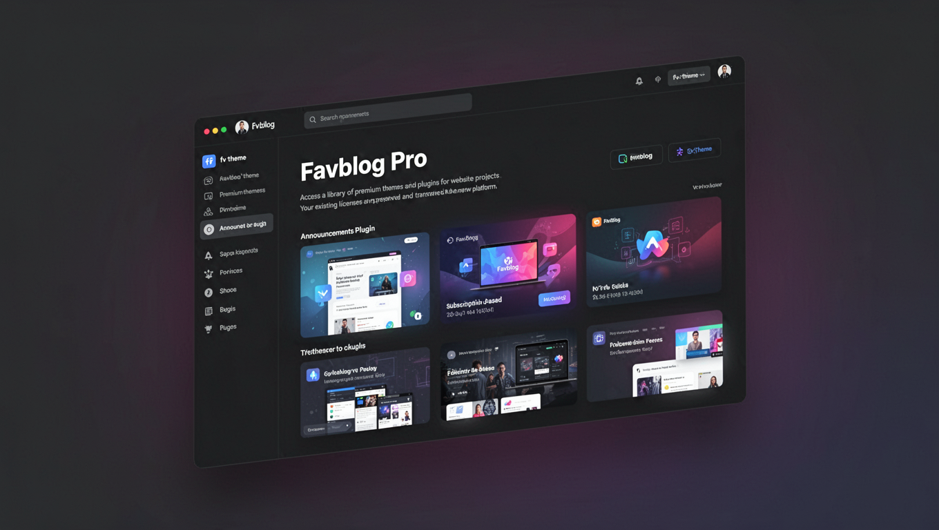 Preview of Favblog Pro