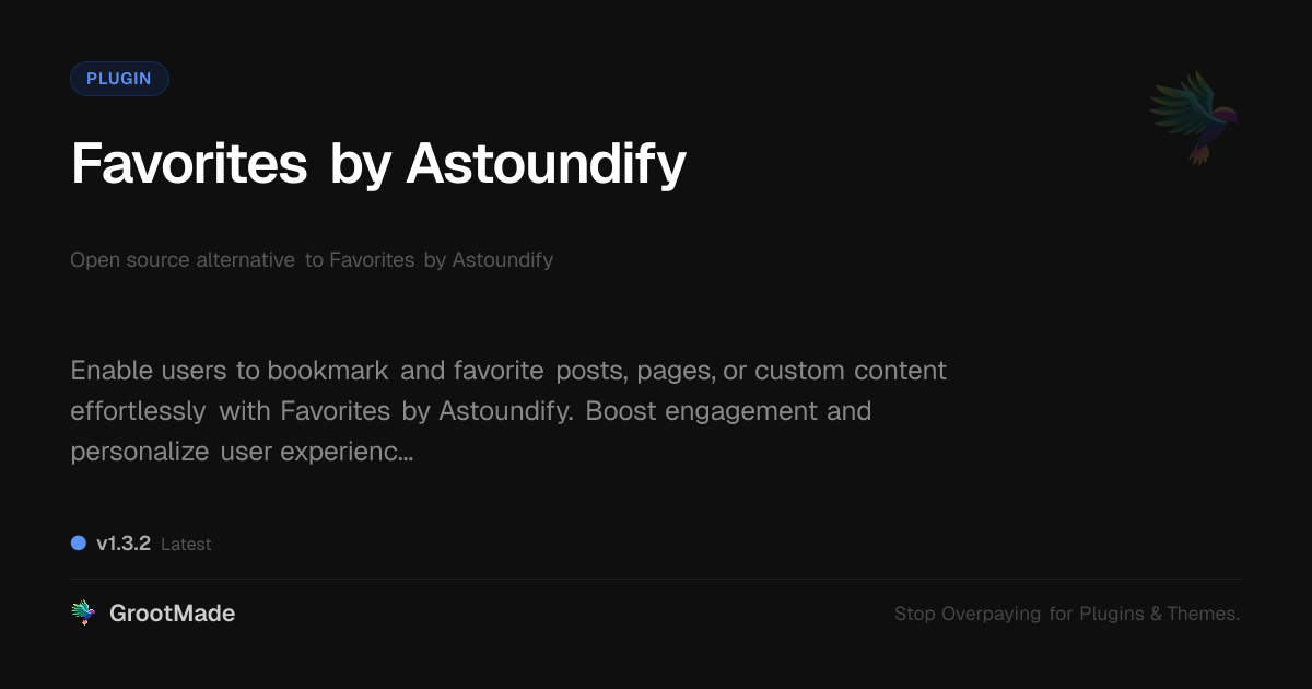Preview of Favorites by Astoundify