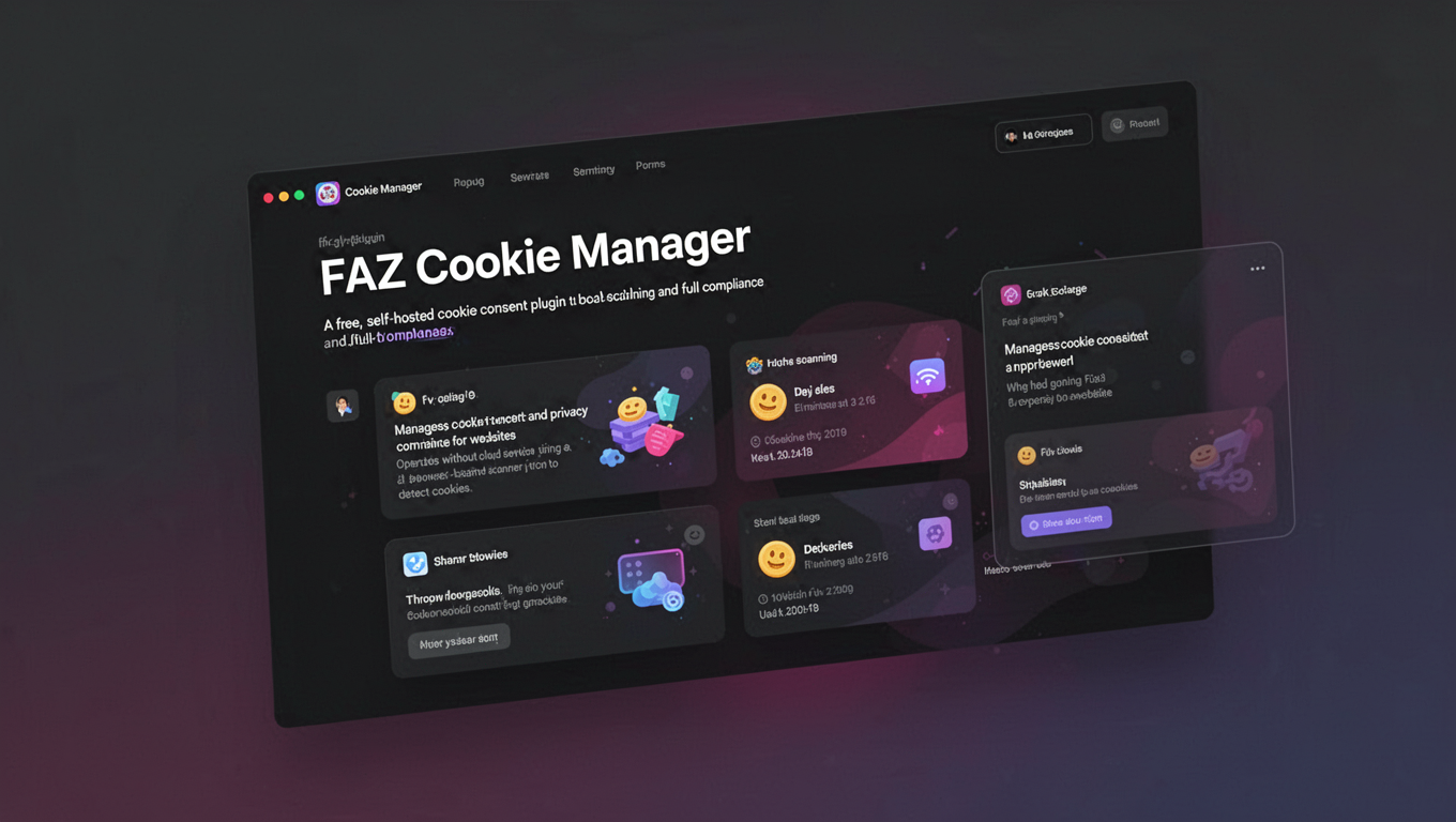 Preview of FAZ Cookie Manager