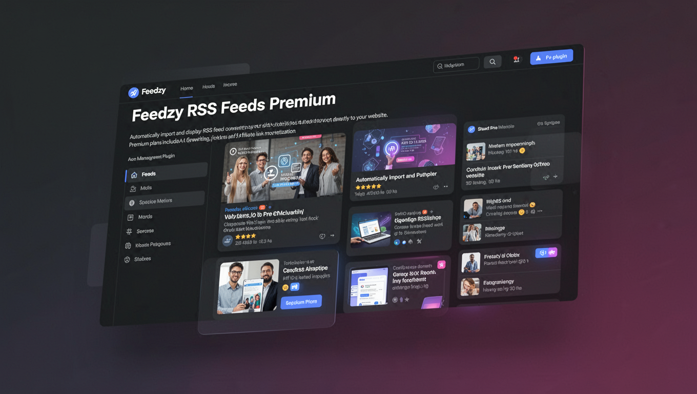 Preview of Feedzy RSS Feeds Premium