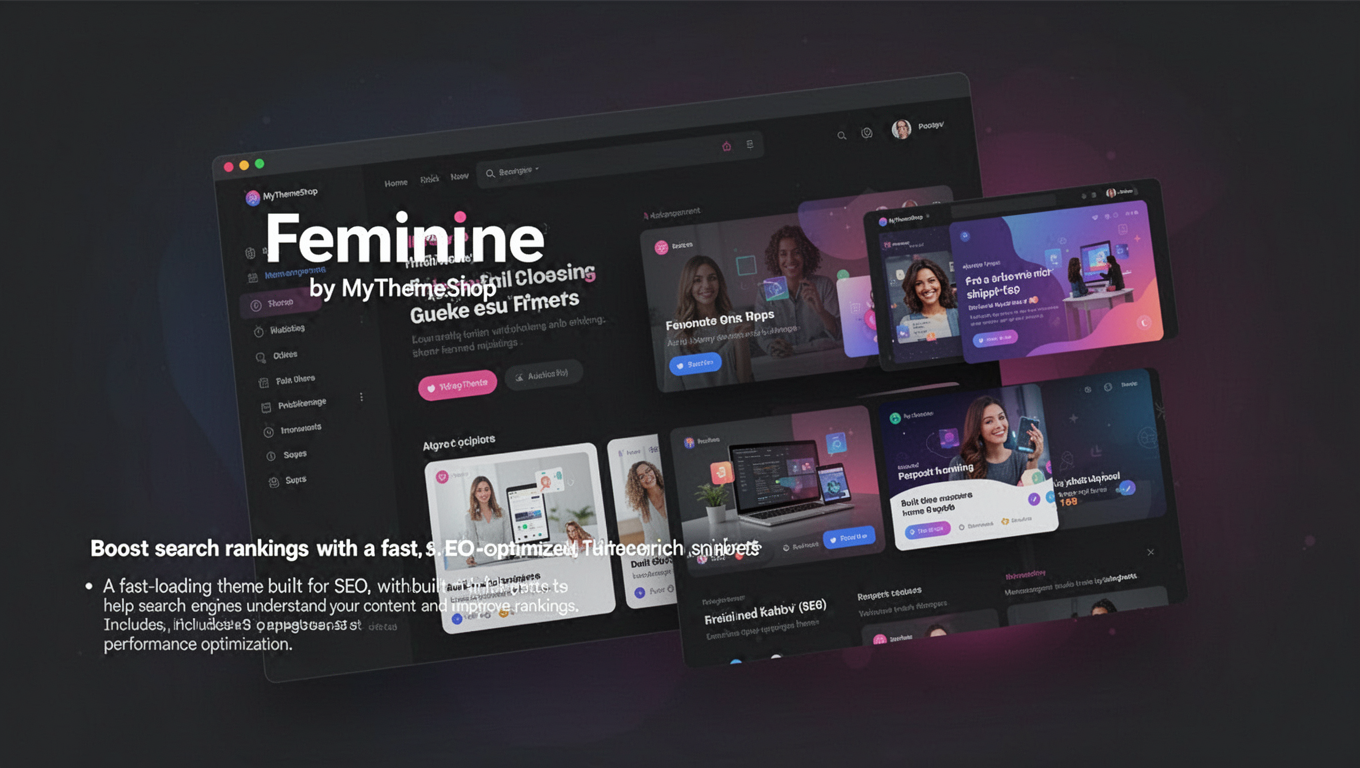 Preview of Feminine by MyThemeShop