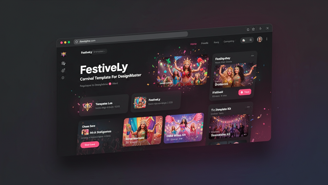 Preview of FestiveLy - Carnival Template For DesignMaster