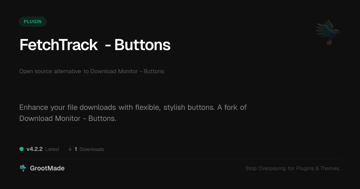 FetchTrack - Buttons