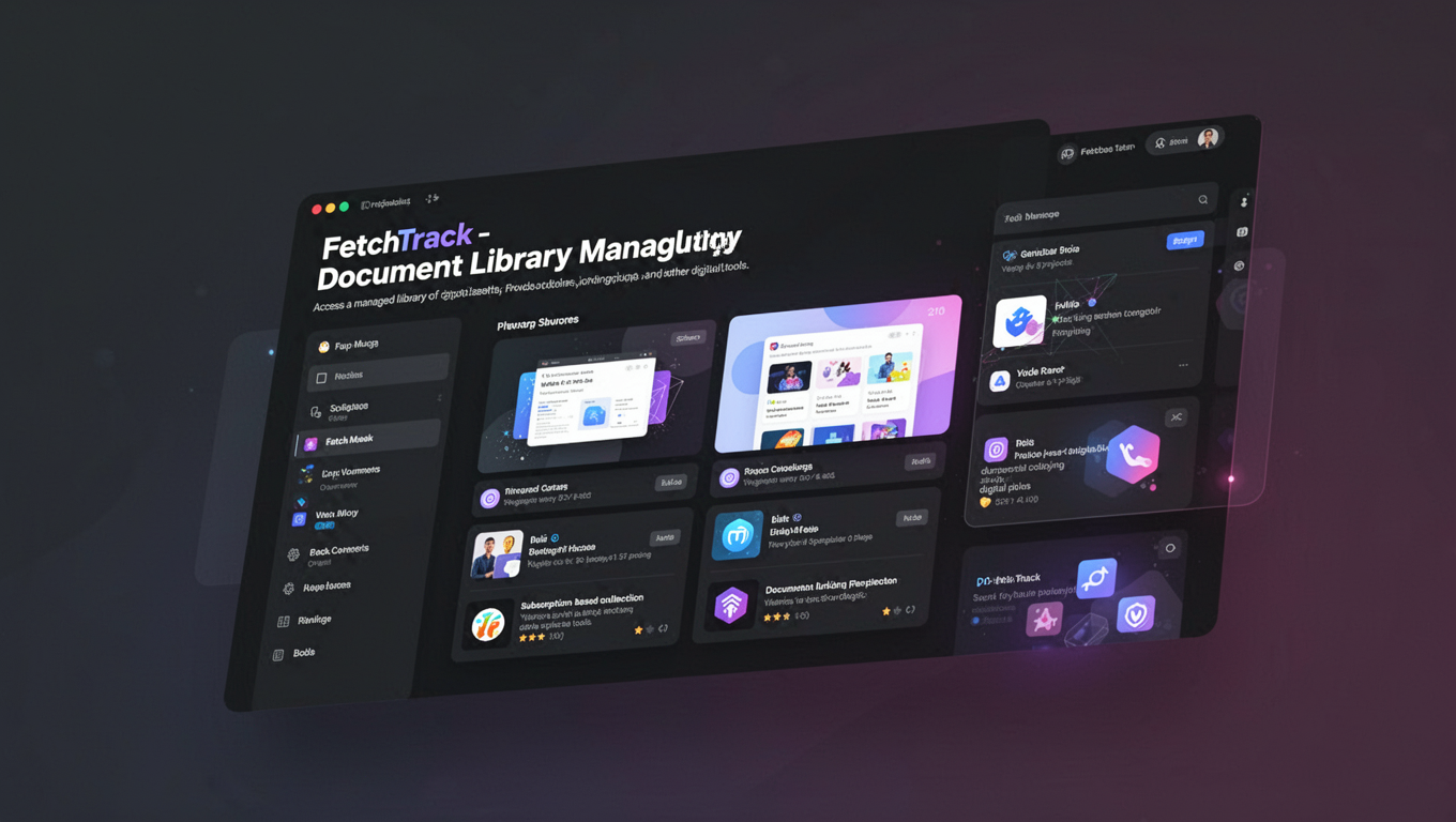 Preview of FetchTrack - Document Library Manager