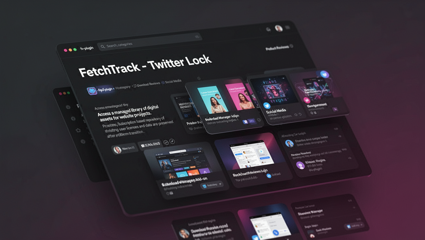 Preview of FetchTrack - Twitter Lock