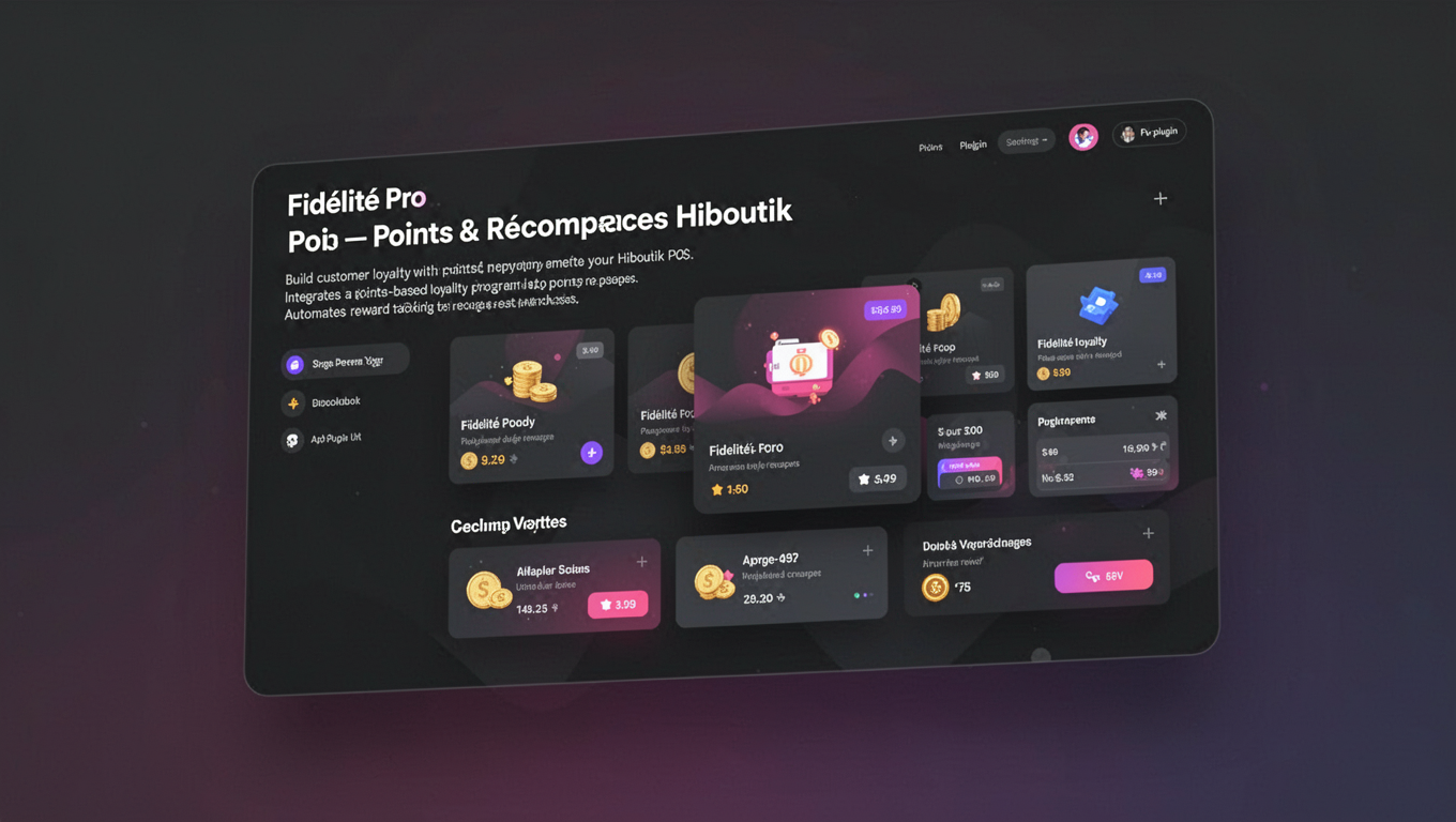 Preview of Fidélité Pro — Points & Récompenses Hiboutik