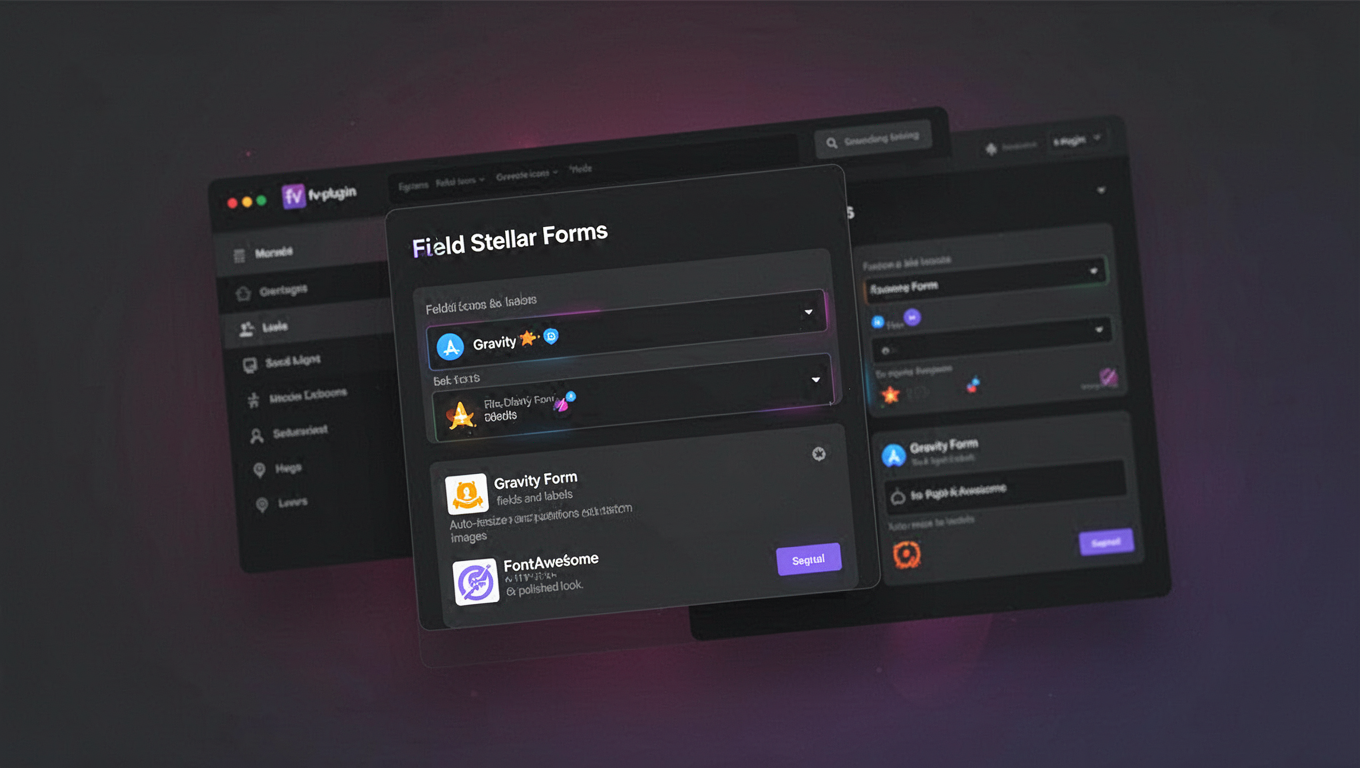 Preview of Field Icons Stellar Forms