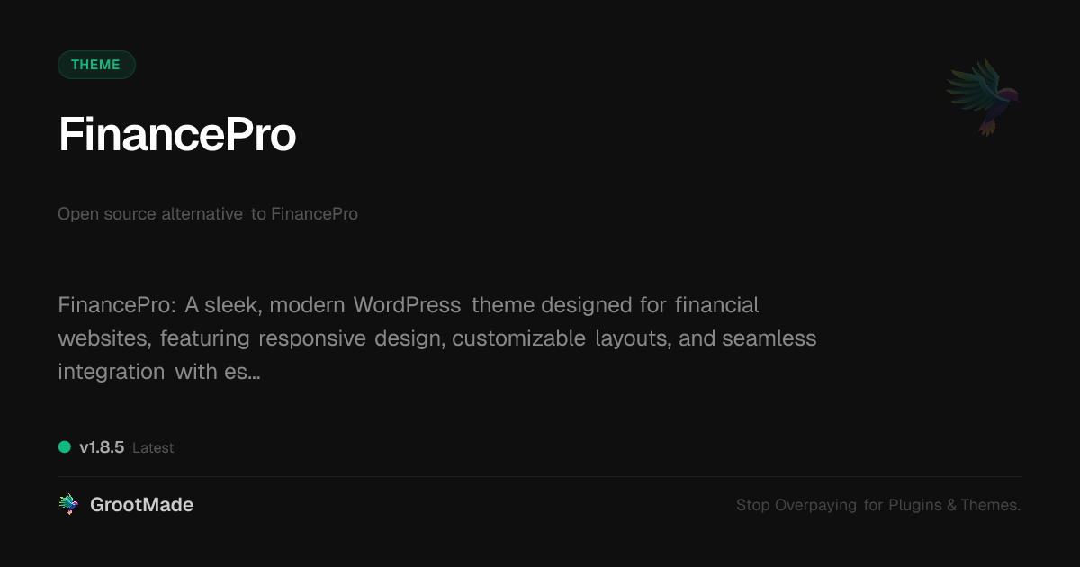 Preview of FinancePro