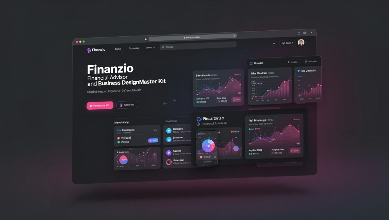 Preview of Finanzio - Financial Advisor and Business DesignMaster Kit