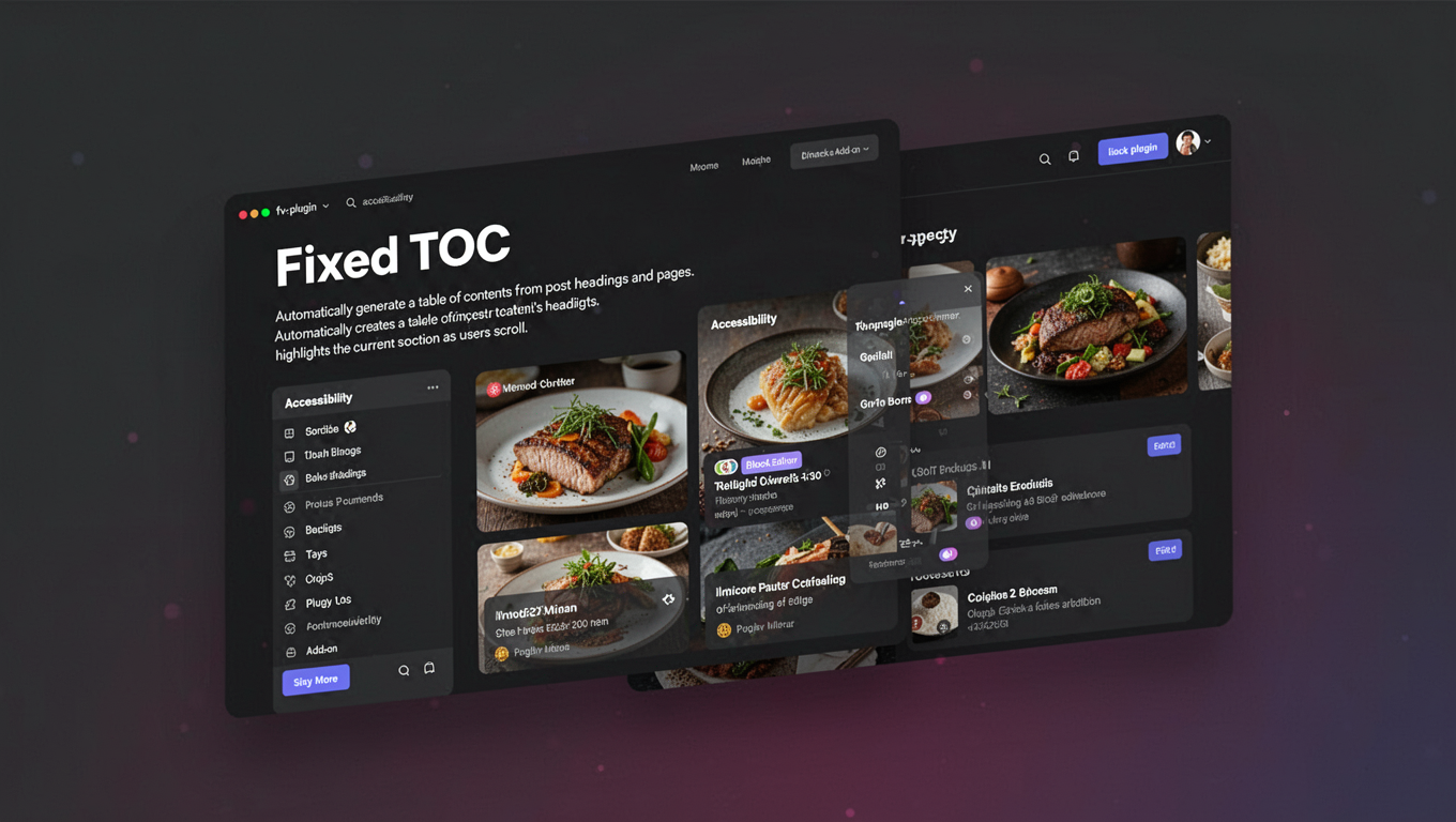 Preview of Fixed TOC