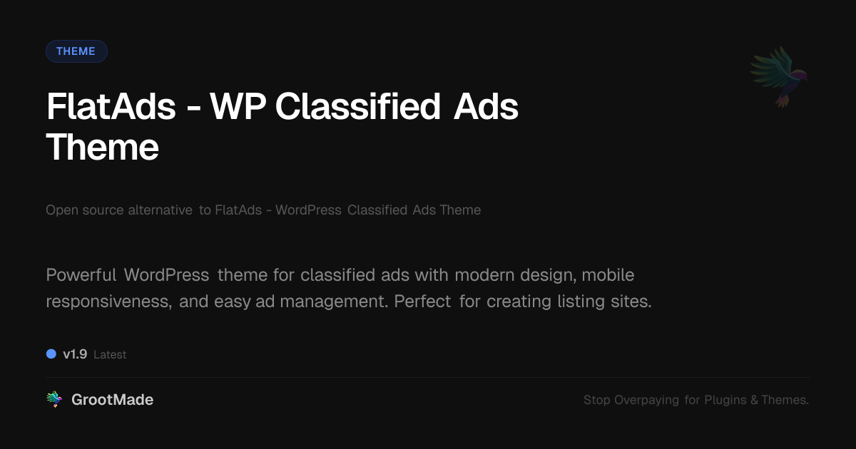Preview of FlatAds - WP Classified Ads Theme