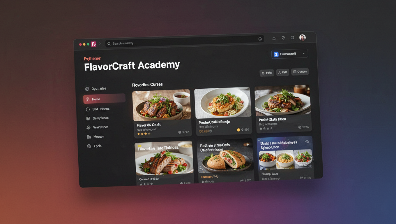 Preview of FlavorCraft Academy
