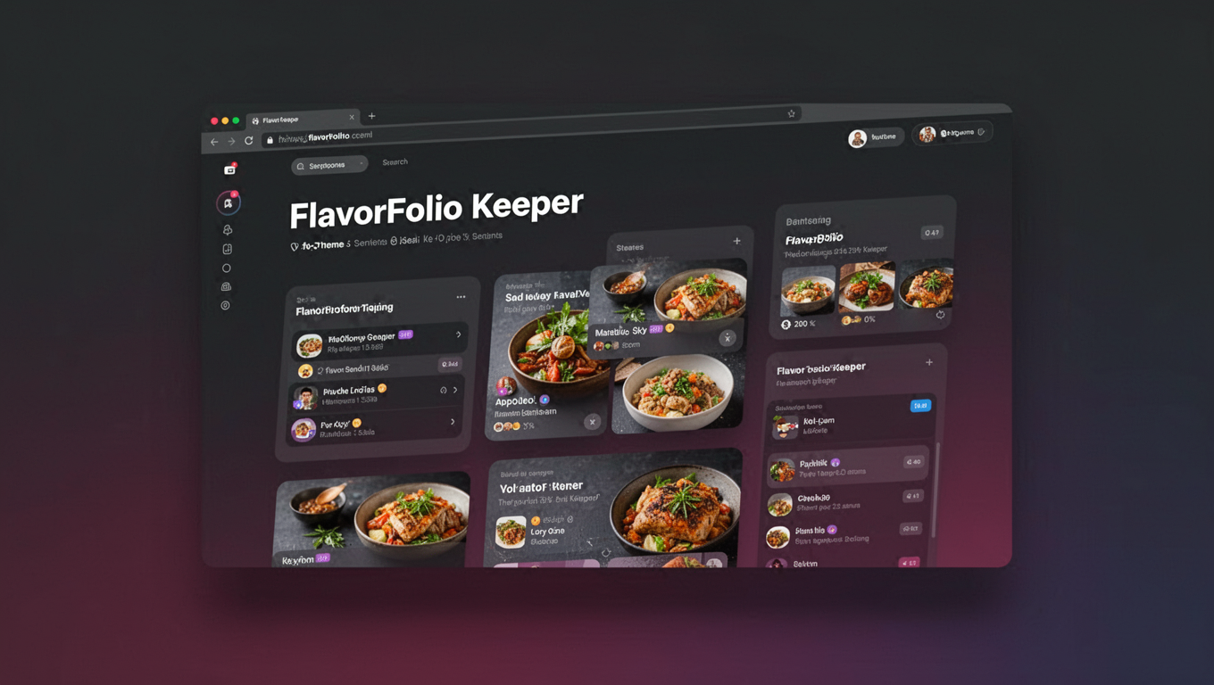 Preview of FlavorFolio Keeper