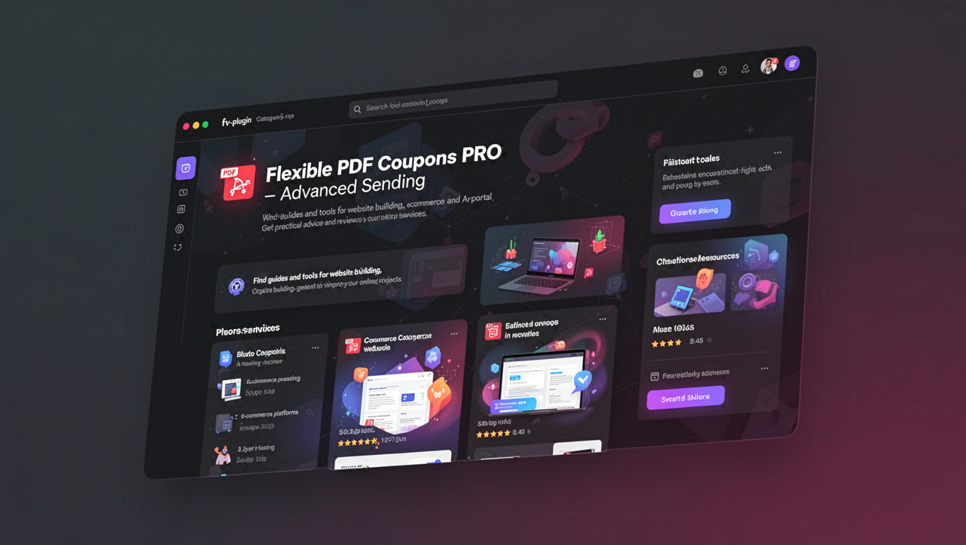 Preview of Flexible PDF Coupons PRO - Advanced Sending