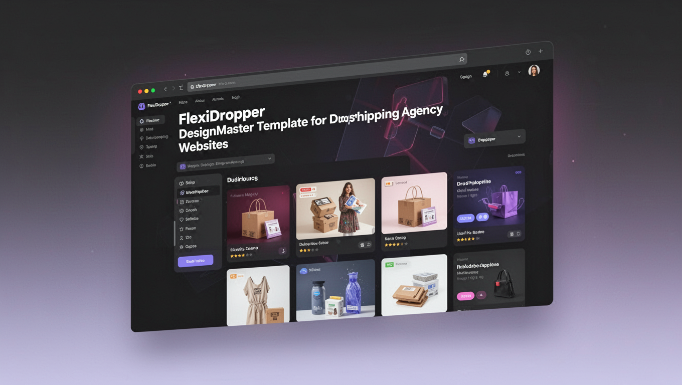 Preview of FlexiDropper - DesignMaster Template for Dropshipping Agency Websites