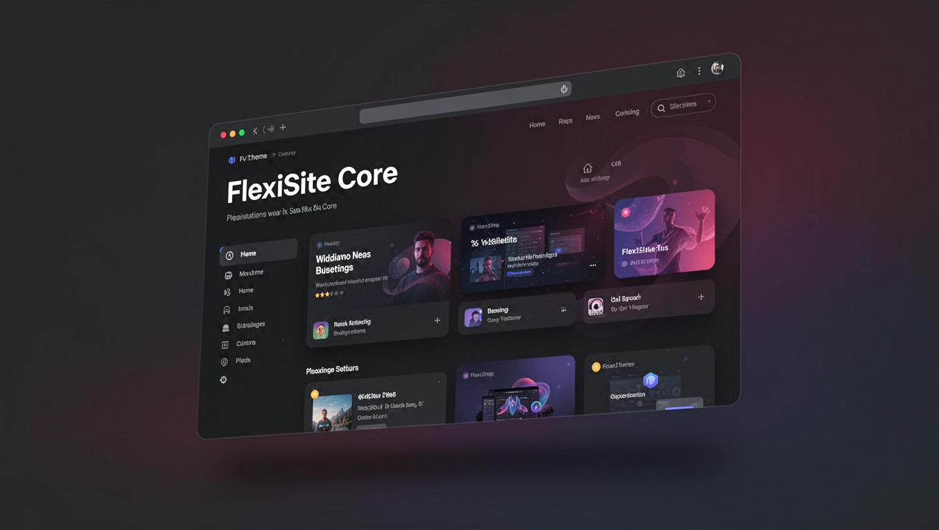 Preview of FlexiSite Core