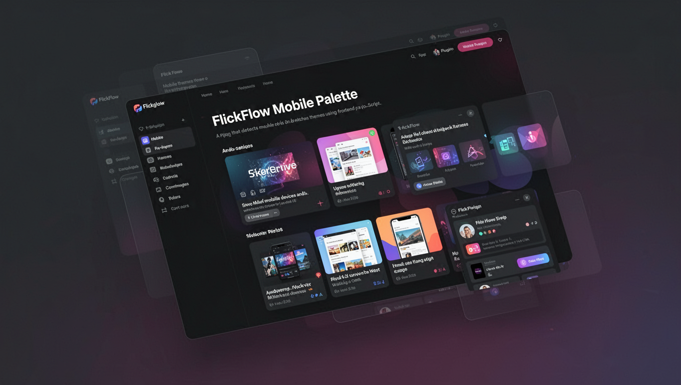 Preview of FlickFlow Mobile Palette